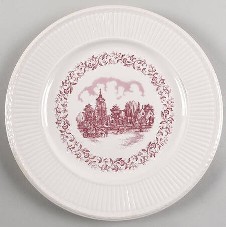 Scenes of Old New York Dinner Plate
