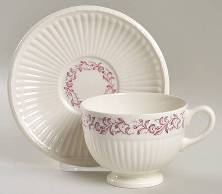 Scenes of Old New York Footed Cup & Saucer Set by Wedgwood