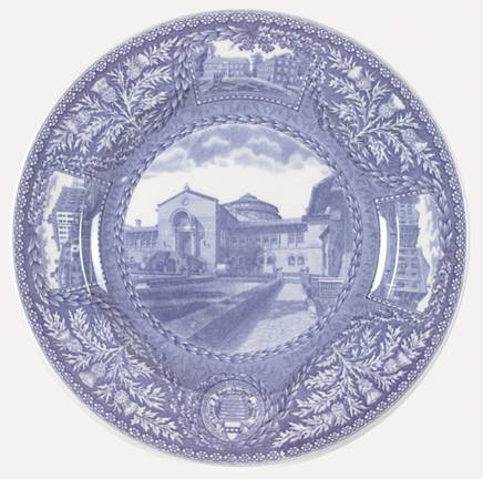 University of Pennsylvania Blue Dinner Plate