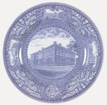 University of Pennsylvania Blue Dinner Plate