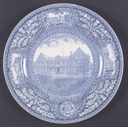 University of Pennsylvania Blue Dinner Plate