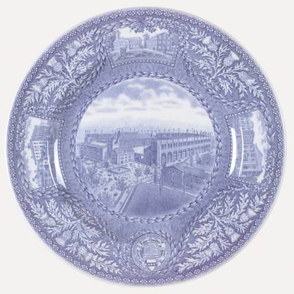 University of Pennsylvania Blue Dinner Plate