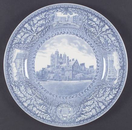 University of Pennsylvania Blue Dinner Plate
