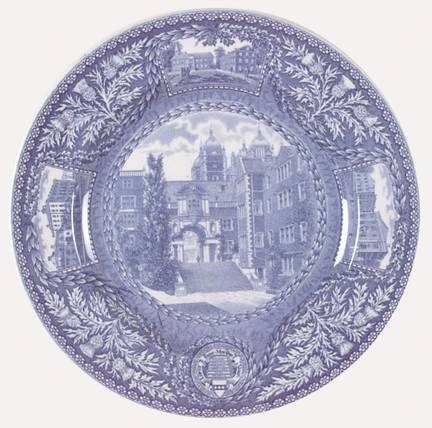 University of Pennsylvania Blue Dinner Plate