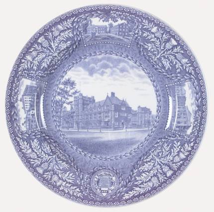 University of Pennsylvania Blue Dinner Plate