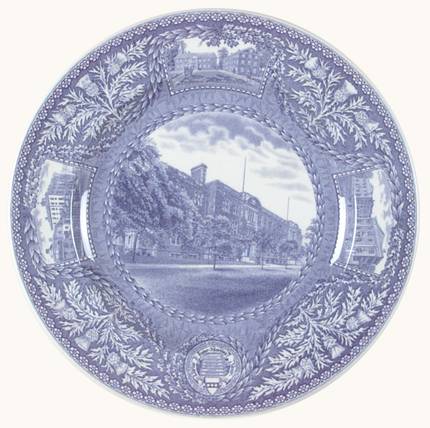 University of Pennsylvania Blue Dinner Plate