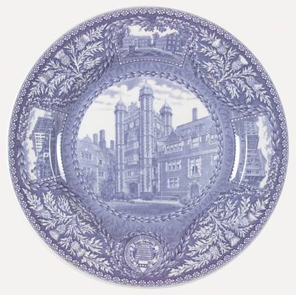 University of Pennsylvania Blue Dinner Plate