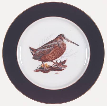 American Game Birds Dinner Plate