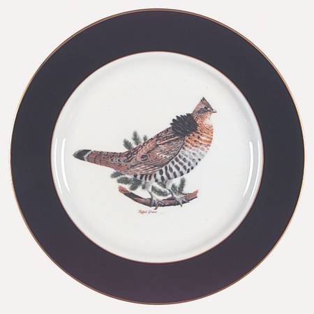 American Game Birds Dinner Plate