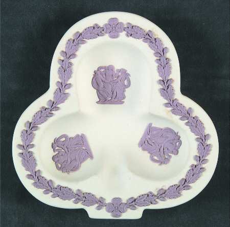 Lilac on Cream Color Jasperware by Wedgwood