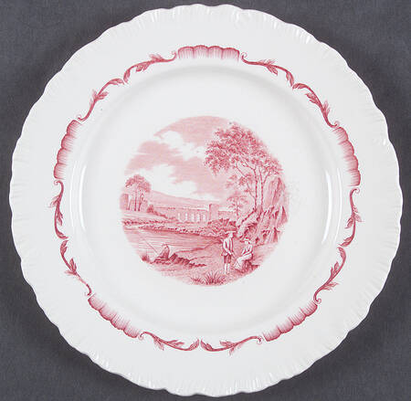 Salvator Red Salad Plate