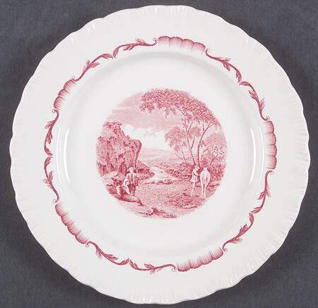 Salvator Red Salad Plate