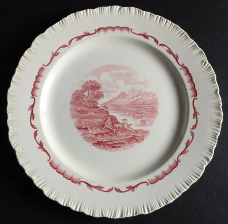 Salvator Red Dinner Plate