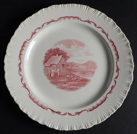 Salvator Red Dinner Plate