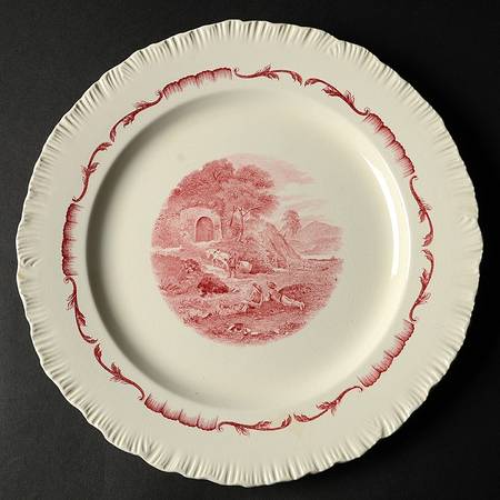 Salvator Red Dinner Plate