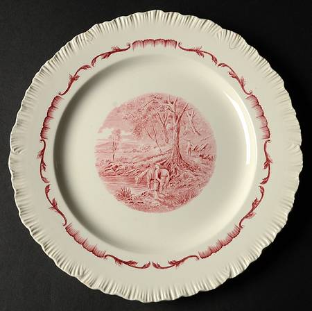 Salvator Red Dinner Plate