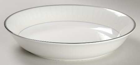 Lismore Platinum 7" Individual Pasta Bowl