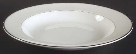 Lismore Platinum Large Rim Soup Bowl