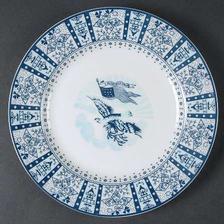 The White House Collection (Black Backstamp) Salad/Dessert Plate