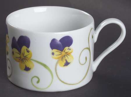 Lyrical Blooms Flat Cup