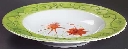 Lyrical Blooms 12" Individual Pasta Bowl