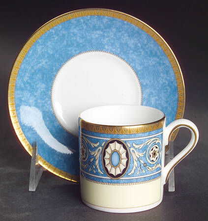 Madeleine Bond Shape Demitasse Cup and Saucer Set