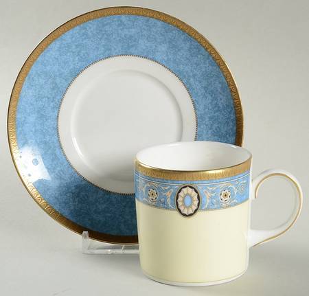 Madeleine Bond Shape Demitasse Cup and Saucer Set