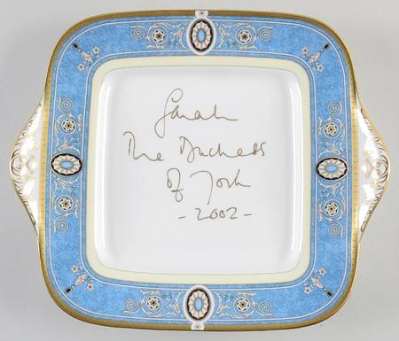 Madeleine Square Handled Cake Plate