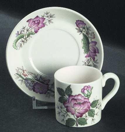 Charnwood (Earthenware) Flat Demitasse Cup & Saucer Set