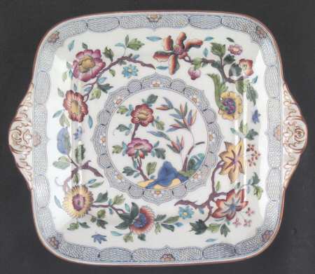 W830 Square Handled Cake Plate
