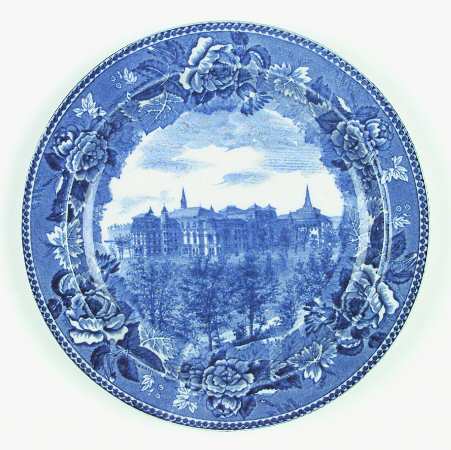 Wellesley College Blue (Not Embossed) by Wedgwood