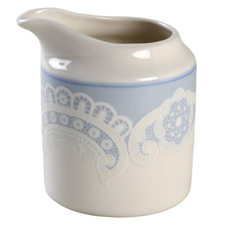 Queen Anne's Lace Blue Creamer