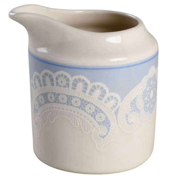 Queen Anne's Lace Blue Creamer by Westbury Court