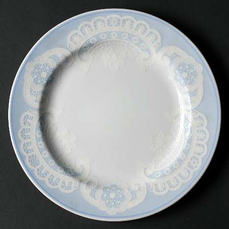 Queen Anne's Lace Blue Salad Plate