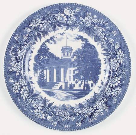Gettysburg College Blue Dinner Plate