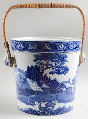 Fallow Deer Blue (No Trim) Slop Jar No Lid