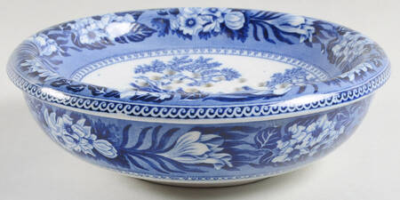 Fallow Deer Blue (No Trim) 2-Piece Soap Dish (Bowl and Strainer)