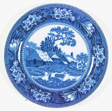 Fallow Deer Blue (No Trim) by Wedgwood