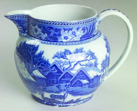 Fallow Deer Blue (No Trim) 24 Oz Pitcher