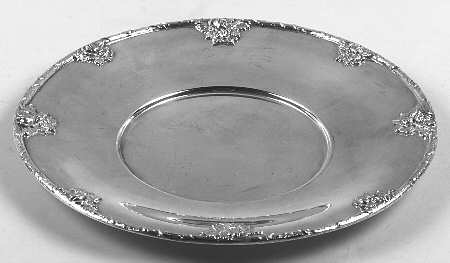 Old English Rose (Silverplate, Hollowware) Chop Plate