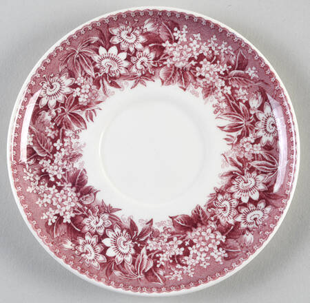 Longwood College Mulberry Saucer for Demitasse Cup