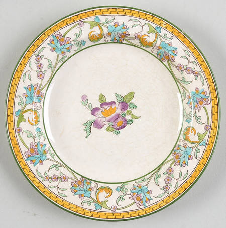 Shah & Chinese Sprigs Bread & Butter Plate