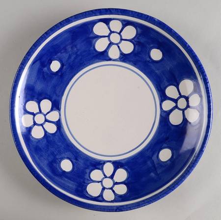 Blue Tuscan Dinner Plate