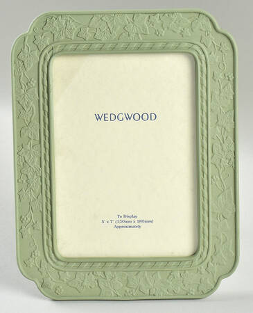 Doric Sage Jasperware 9" Picture Frame