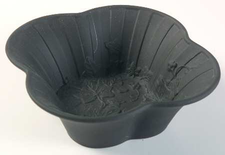 Doric Black Jasperware Medium Candy Dish