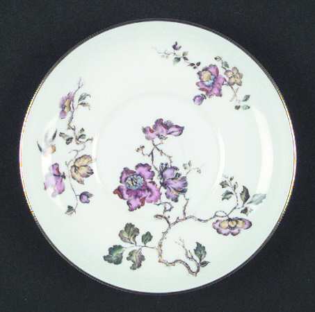 Swallow (No Design Edge, Gold Trim) Saucer for Can Shape Demitasse Cup