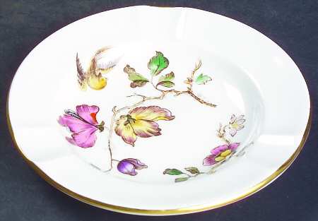 Swallow (No Design Edge, Gold Trim) Small Ashtray