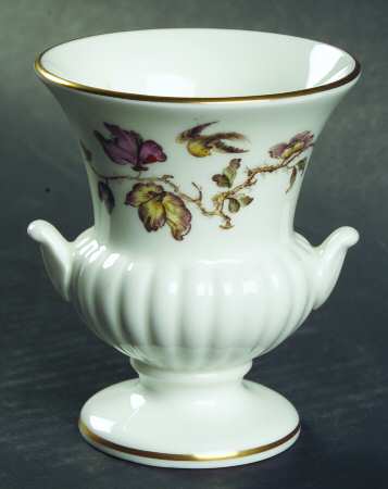 Swallow (No Design Edge, Gold Trim) Mini Bud Vase