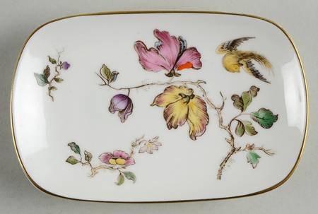 Swallow (No Design Edge, Gold Trim) Soap Dish