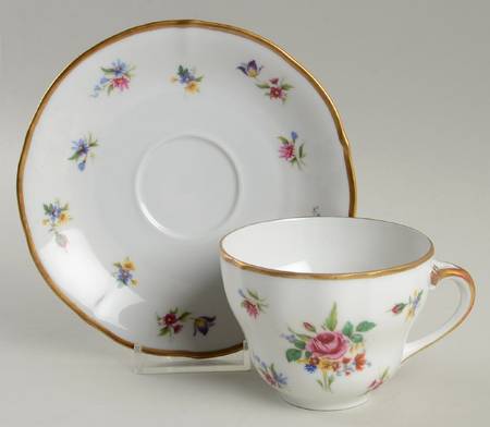 Dresden Flat Cup & Saucer Set